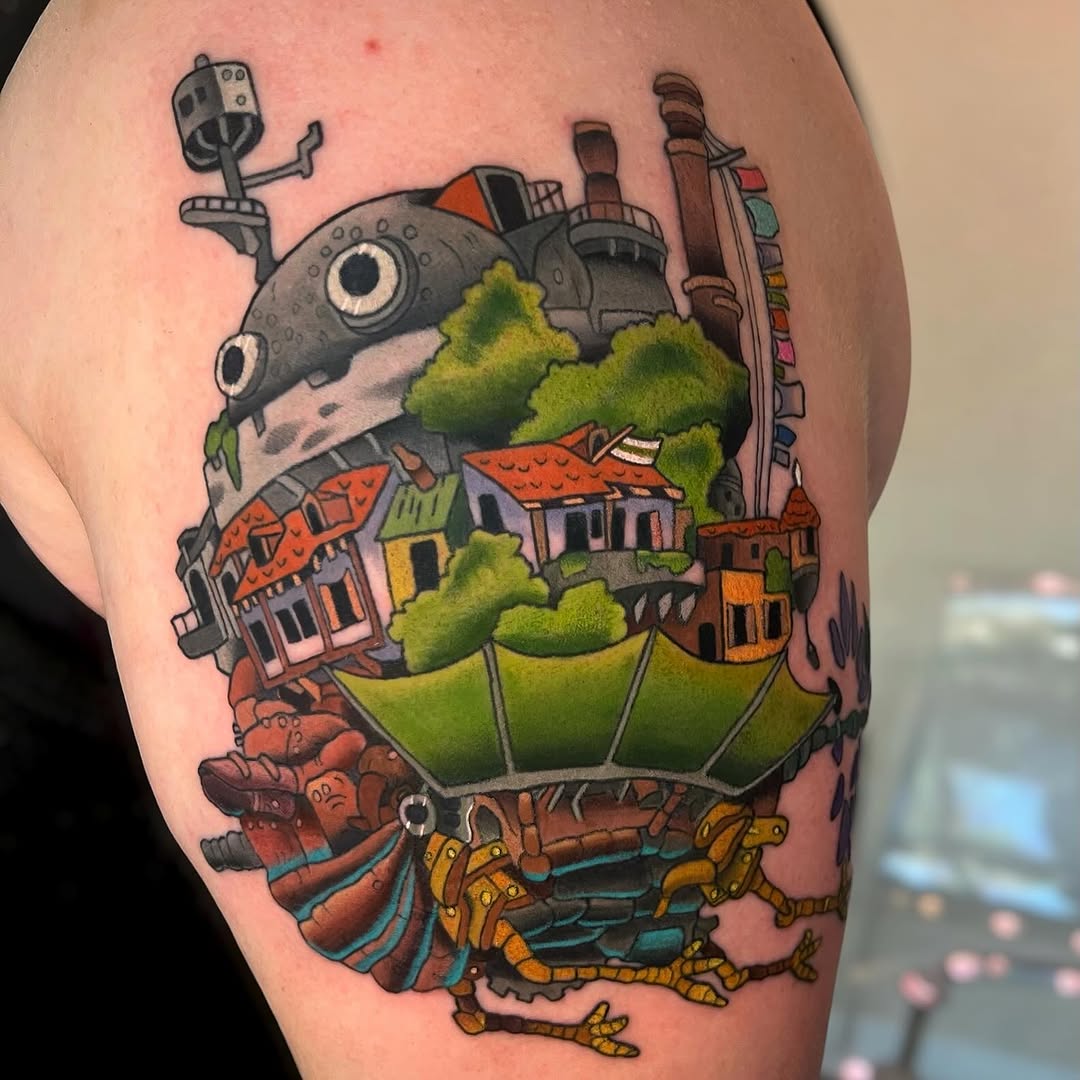 Tattoo by @ickynickki — new_school, anime
