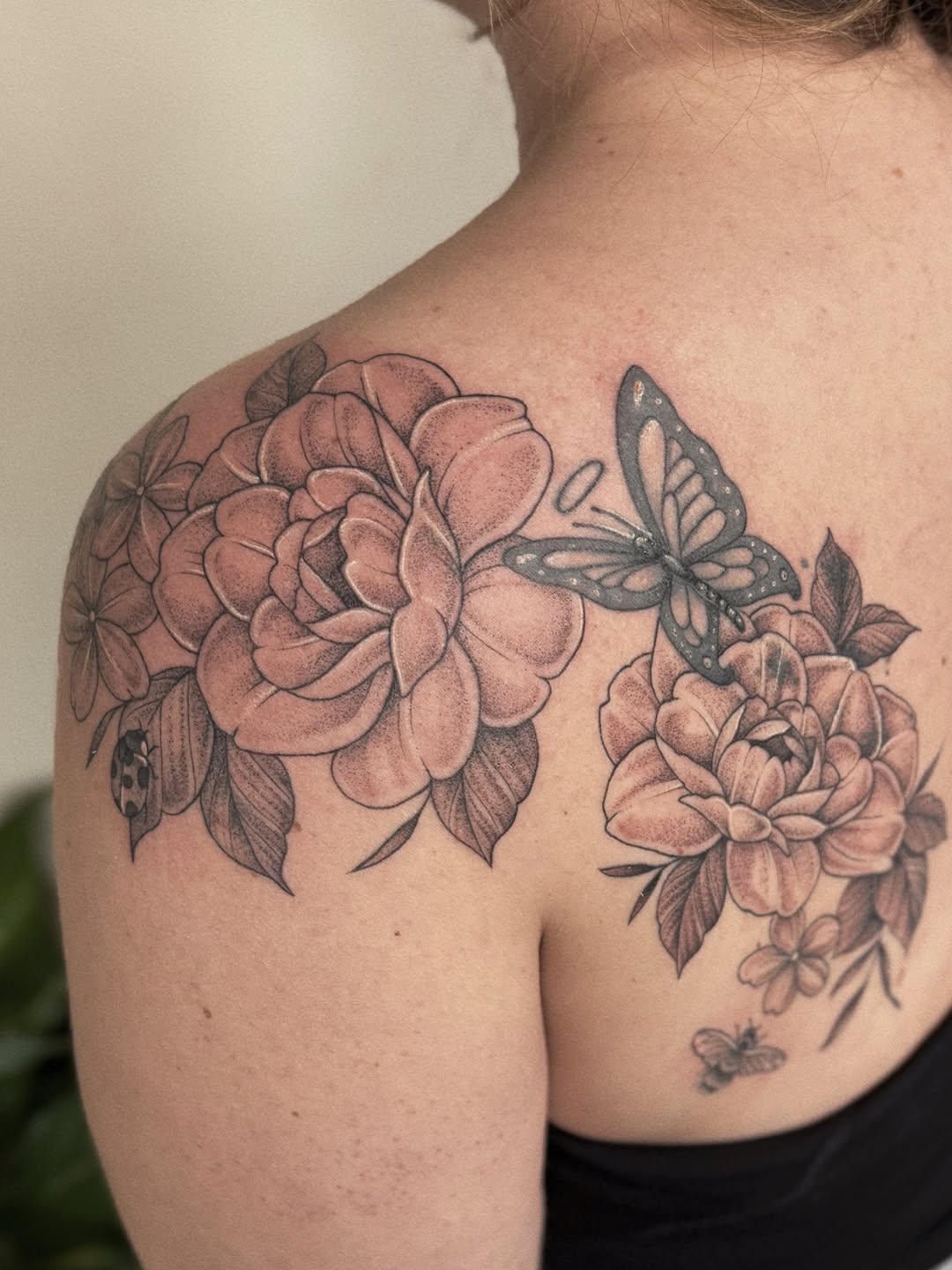 Tattoo by @somberallure — black_and_grey, realism