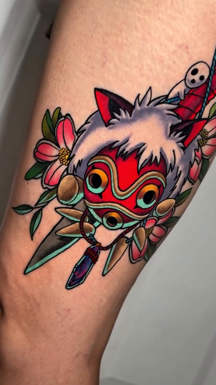 Tattoo by @tattoobambam — neo_traditional, anime