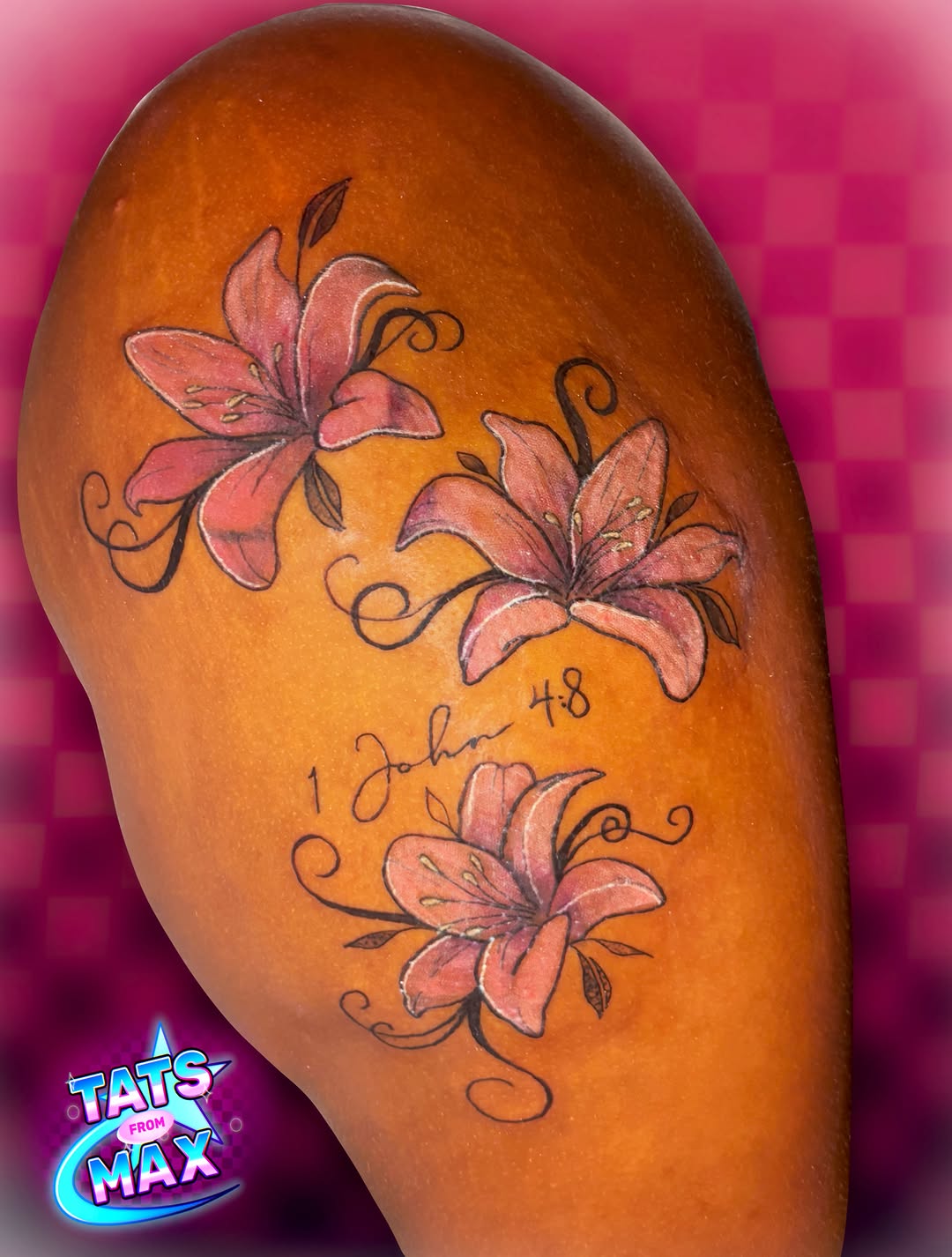 Tattoo by @tatsfrommax โ fine_line, lettering_script
