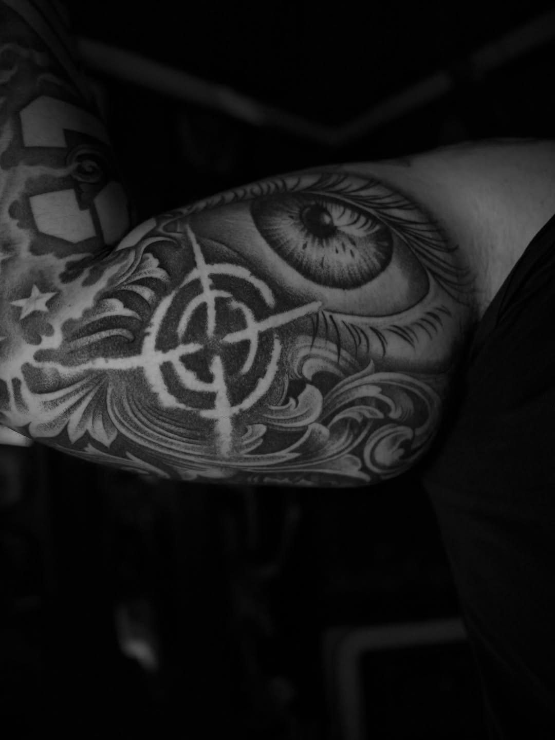 Tattoo by @bigstevelewis — realism, black_and_grey