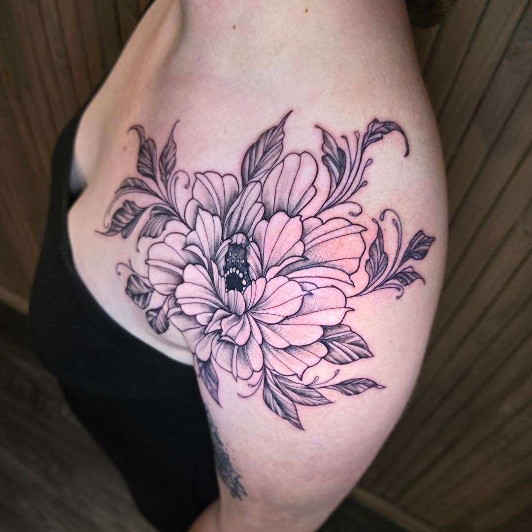 Tattoo by @ninas.tattoos_and.art — black_and_grey, ornamental
