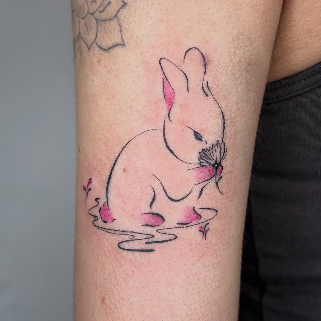 Tattoo by @soupytats — fine_line, watercolor