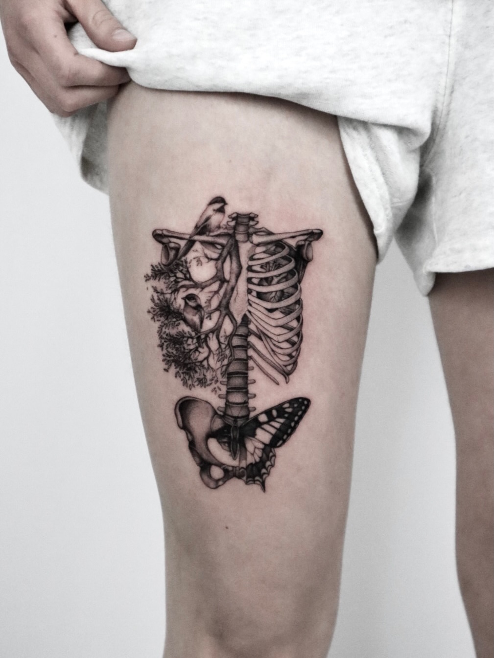 Tattoo by @rit13_ink — realism, black_and_grey