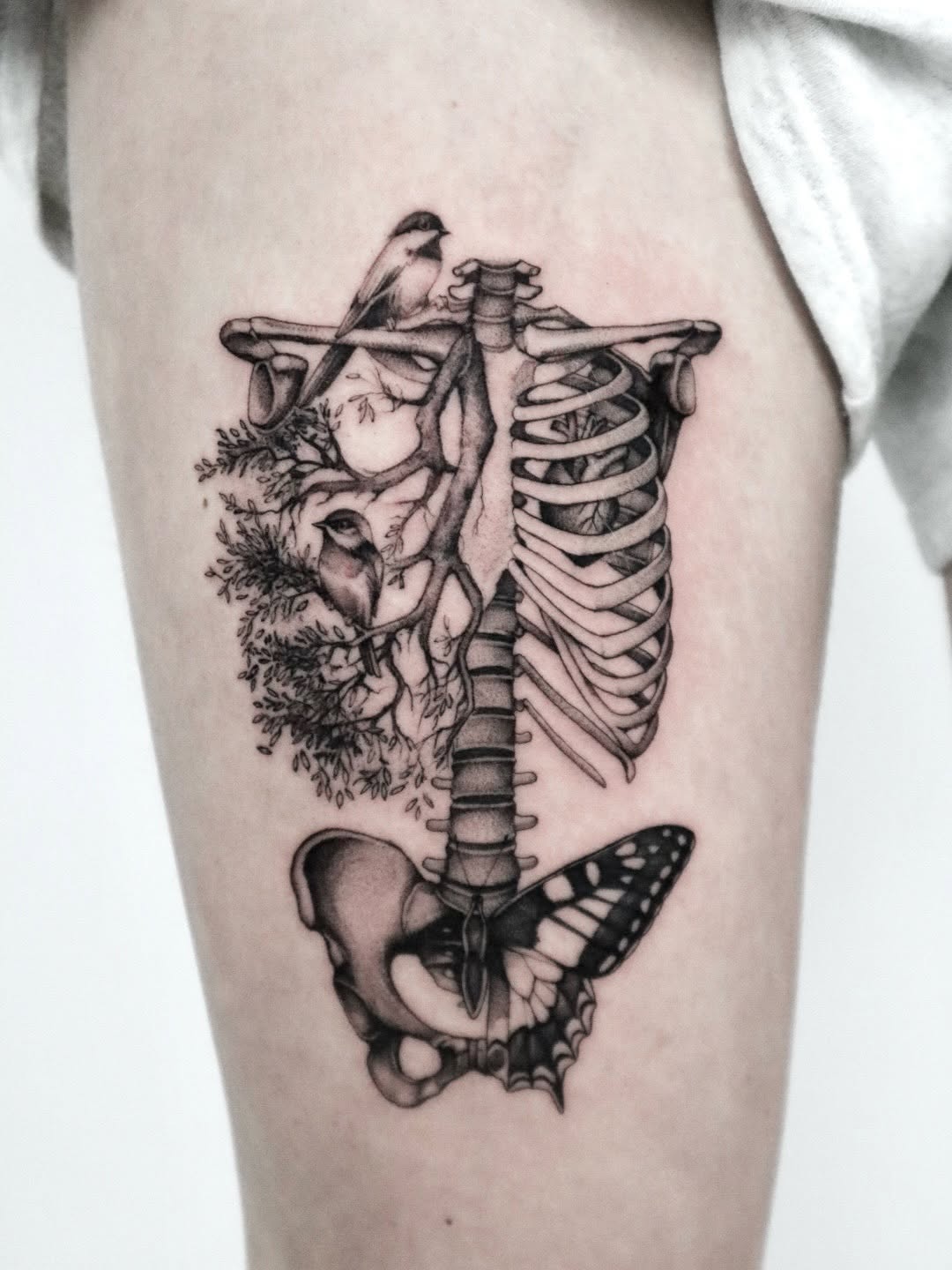 Tattoo by @rit13_ink — realism, black_and_grey