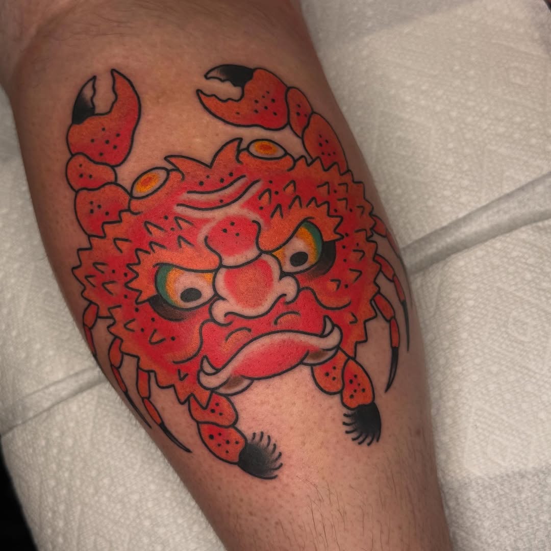Tattoo by @liztattooer — japanese_irezumi, american_traditional