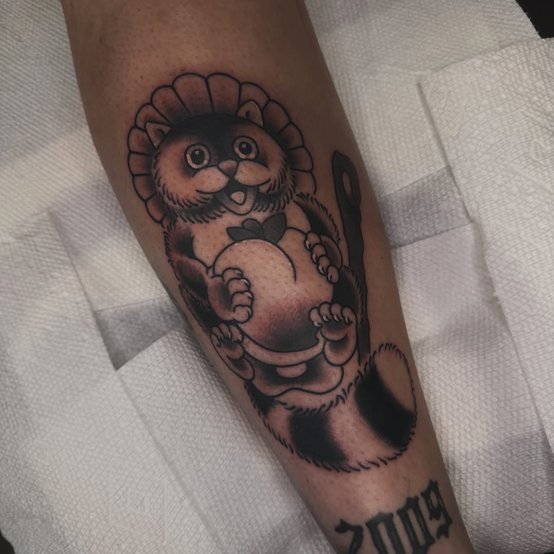 Tattoo by @liztattooer — new_school