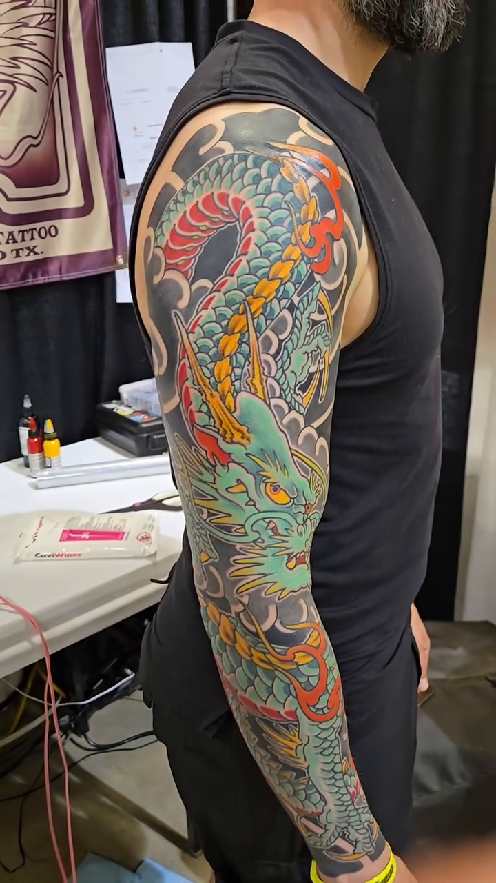 Tattoo by @john.sunderland โ japanese_irezumi