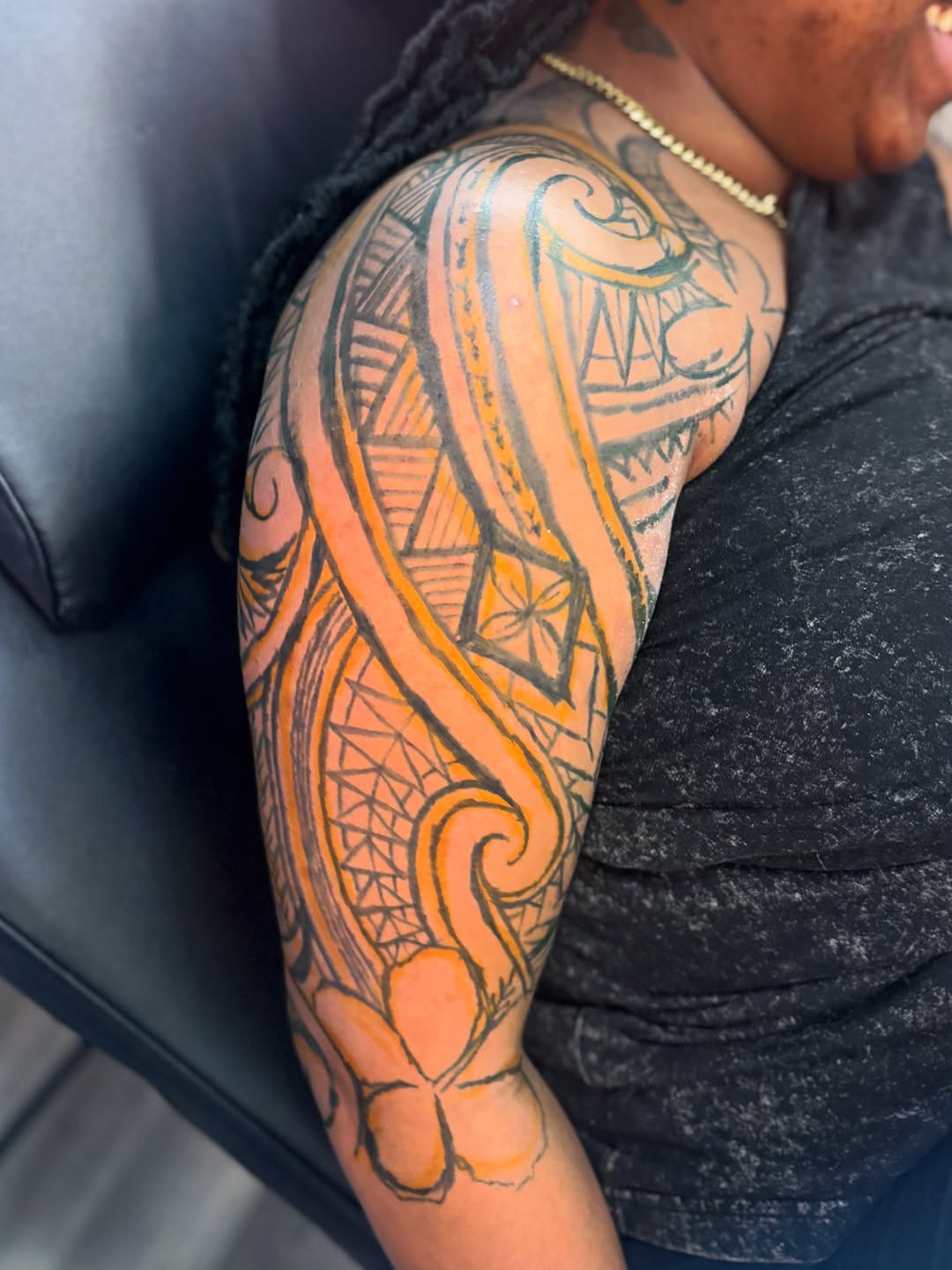 Tattoo by @inkbyjaee — tribal, blackwork