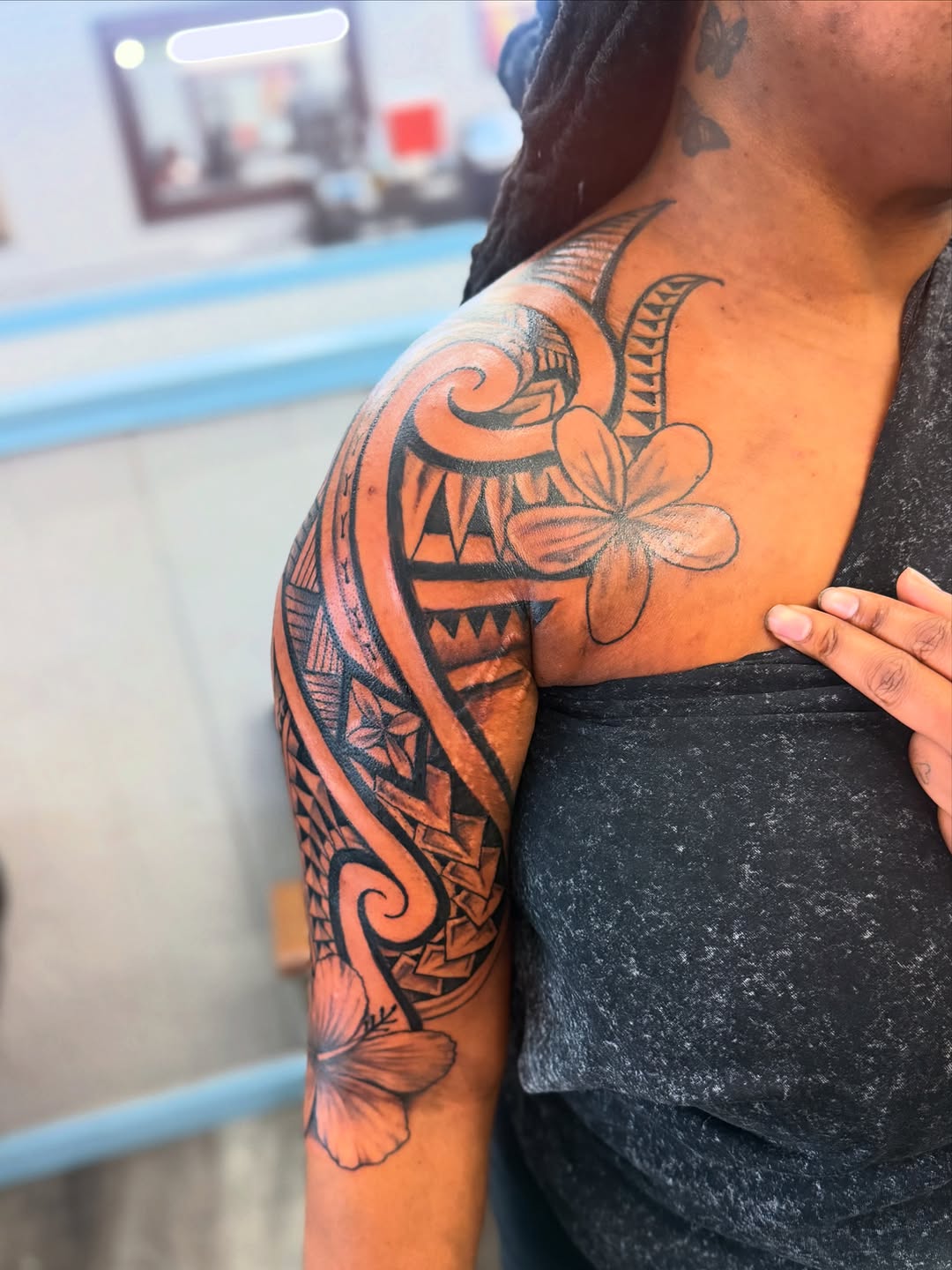 Tattoo by @inkbyjaee — tribal, blackwork