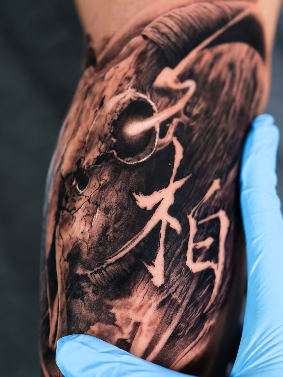 Tattoo by @tattooist_reset — realism, black_and_grey