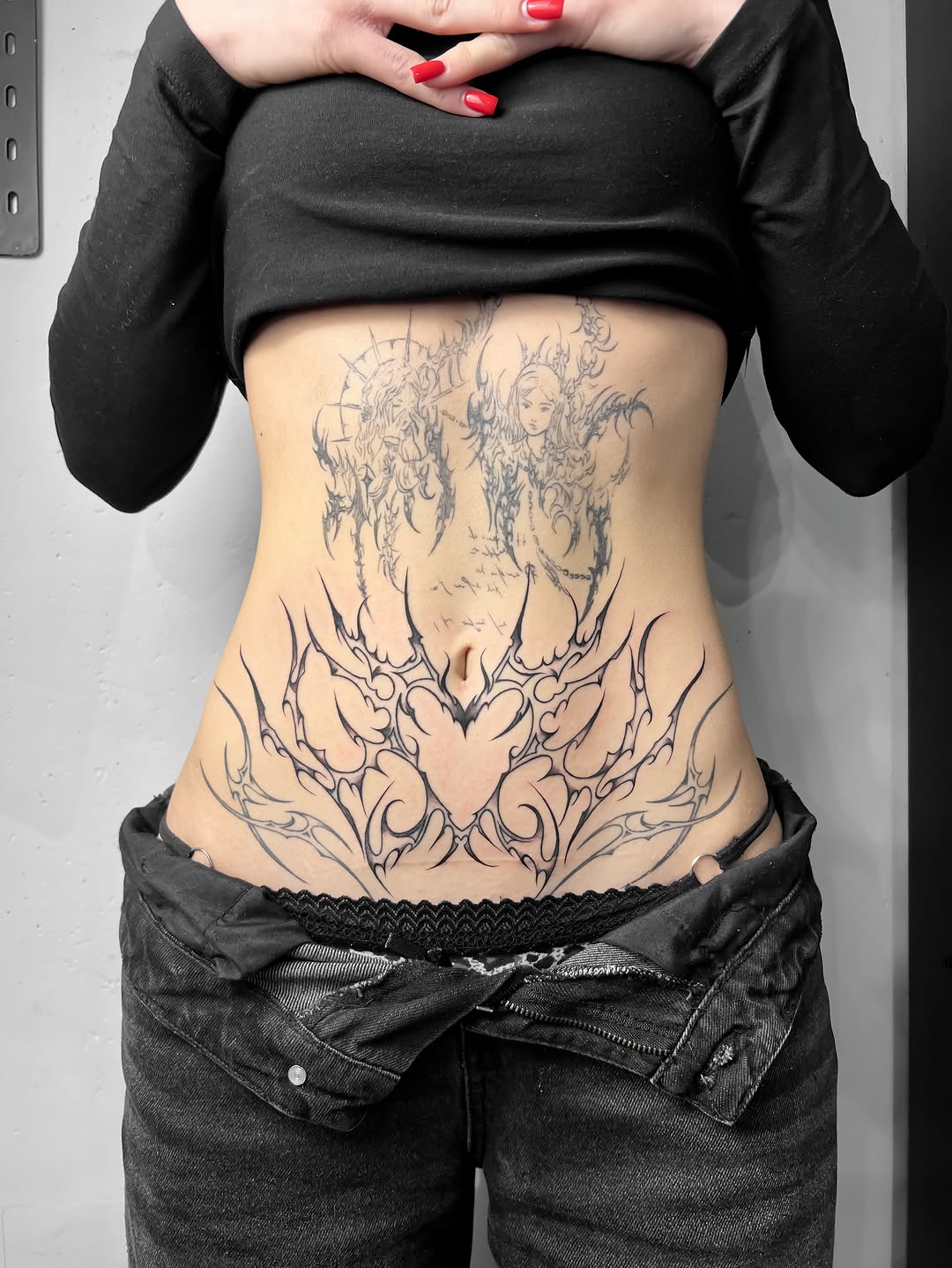 Tattoo by @kalambur.tattoo — blackwork, ornamental