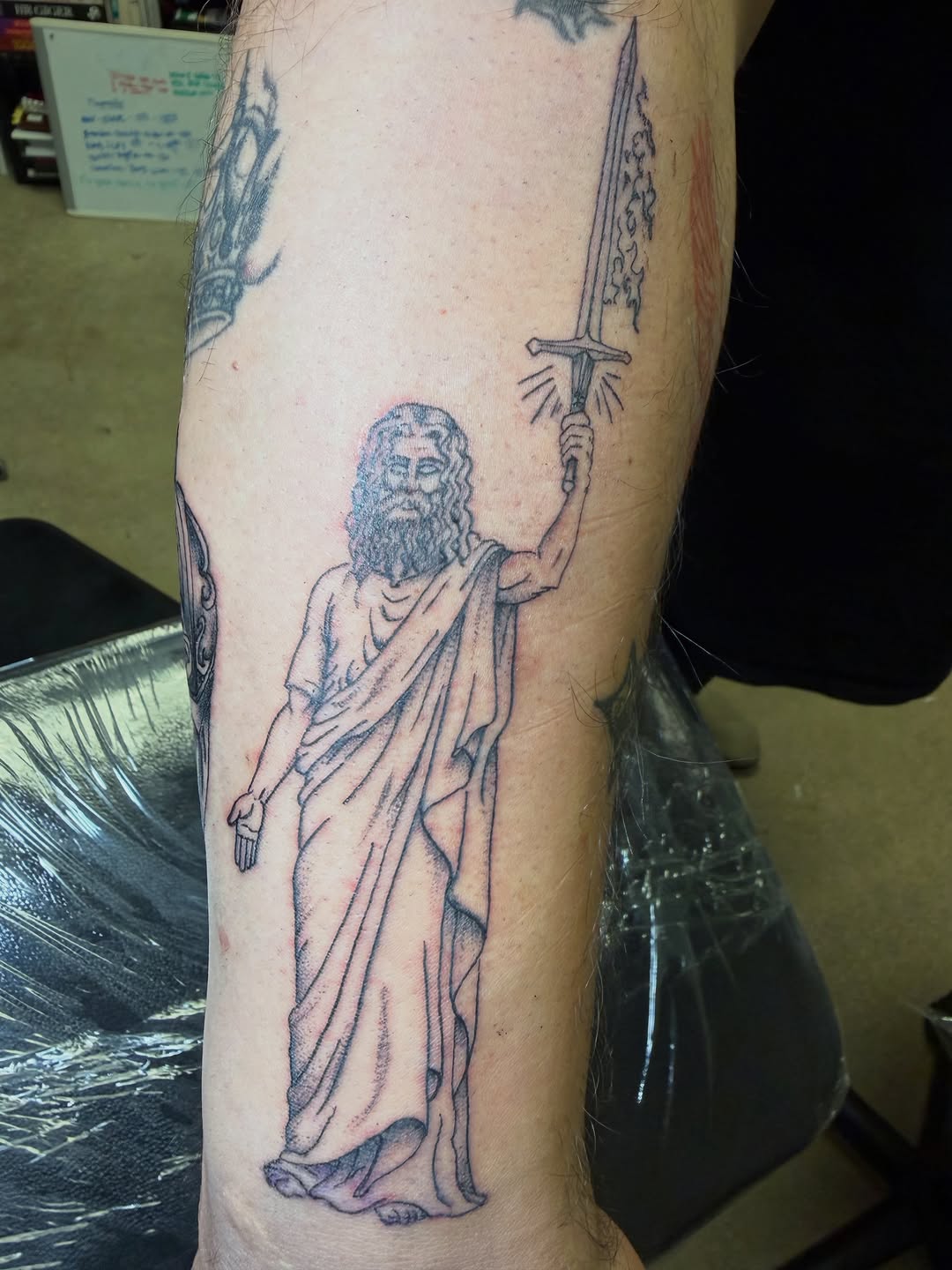 Tattoo by @inkedxberto — black_and_grey, realism