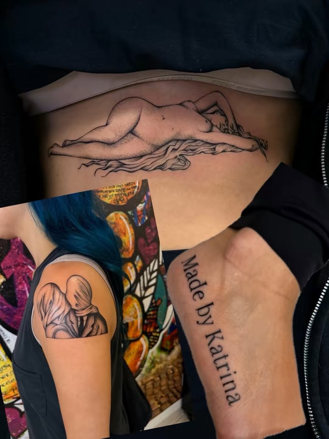 Tattoo by @nadiacallahan — dotwork, black_and_grey