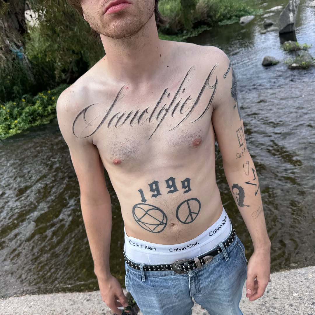 Tattoo by @glue.0000 — lettering_script
