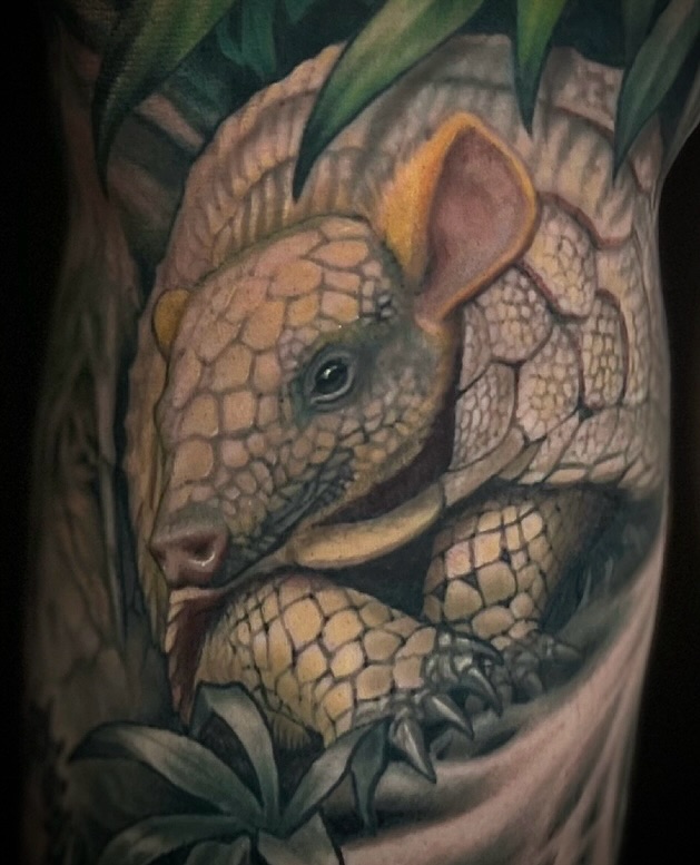 Tattoo by @brianchamberstattoo — realism, black_and_grey
