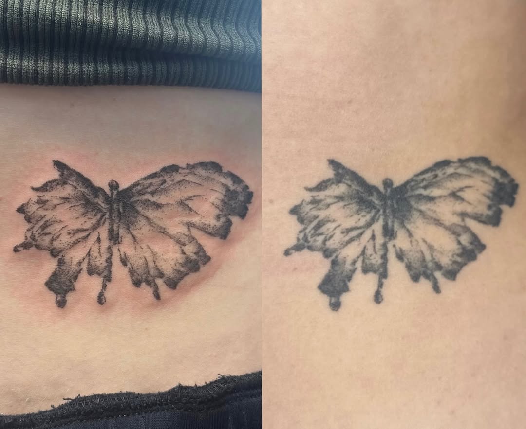 Tattoo by @en__jpeg — dotwork, black_and_grey