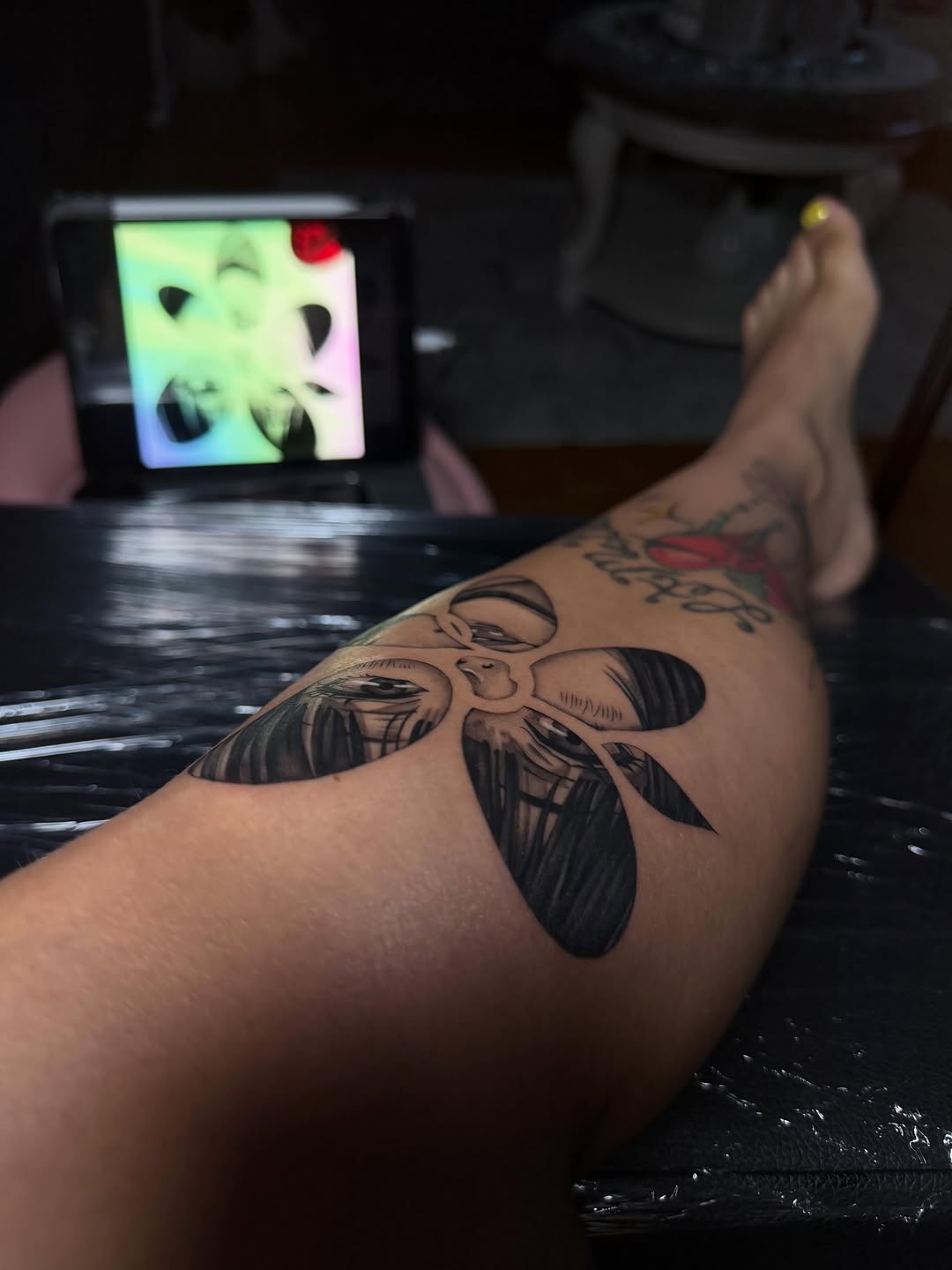 Tattoo by @trendellatattoos — black_and_grey, realism