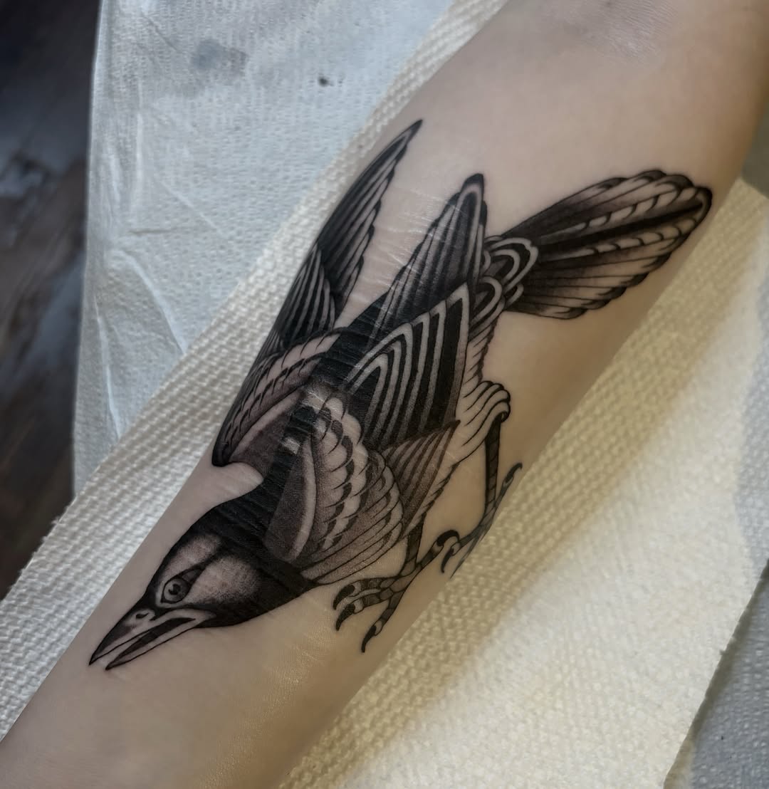 Tattoo by @evan.adtt — black_and_grey, realism