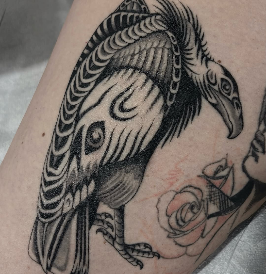 Tattoo by @evan.adtt — american_traditional, black_and_grey