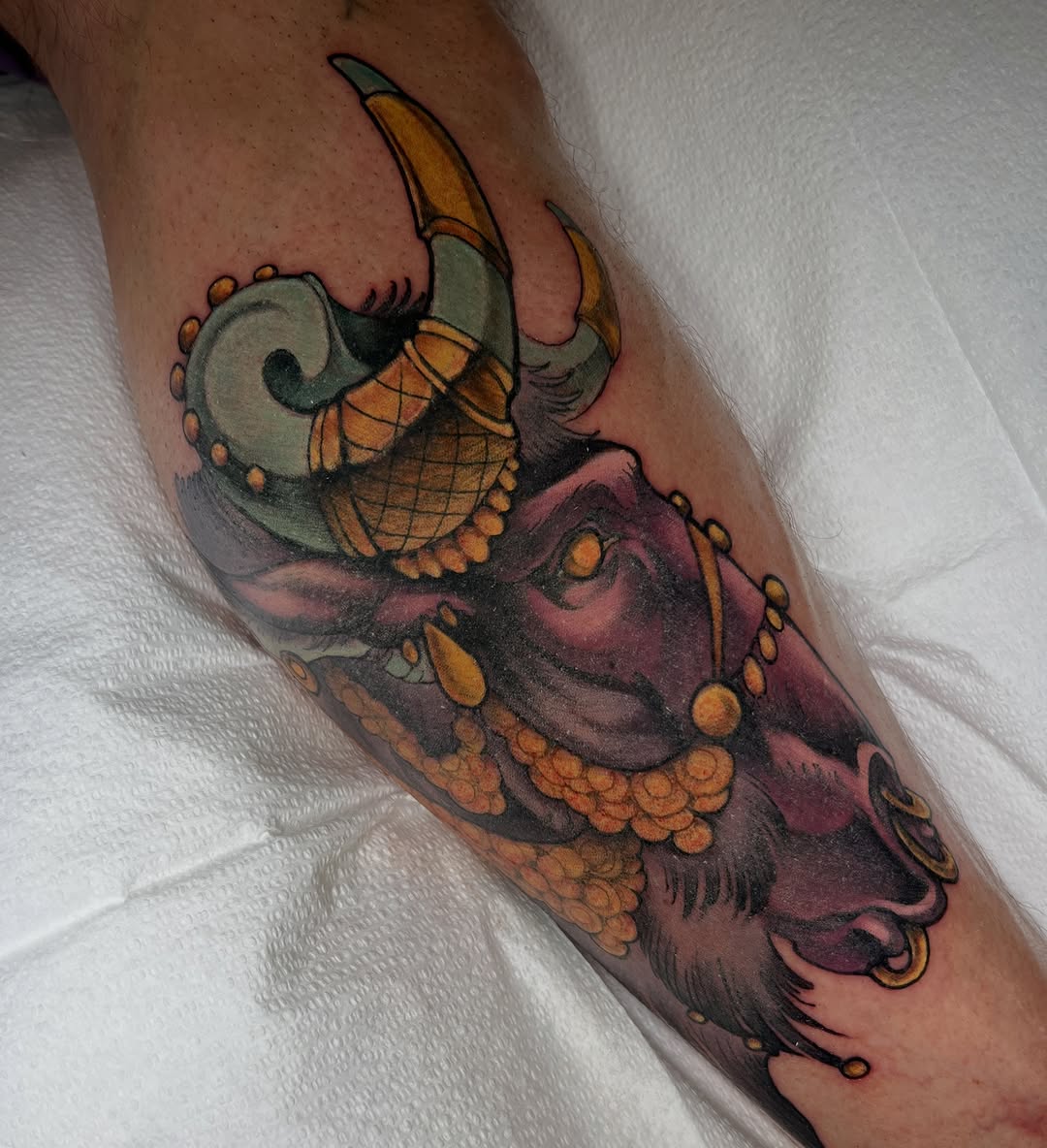Tattoo by @hairofthehound — neo_traditional, black_and_grey