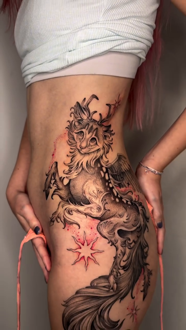 Tattoo by @turnipgirl_tattoo — japanese_irezumi, black_and_grey