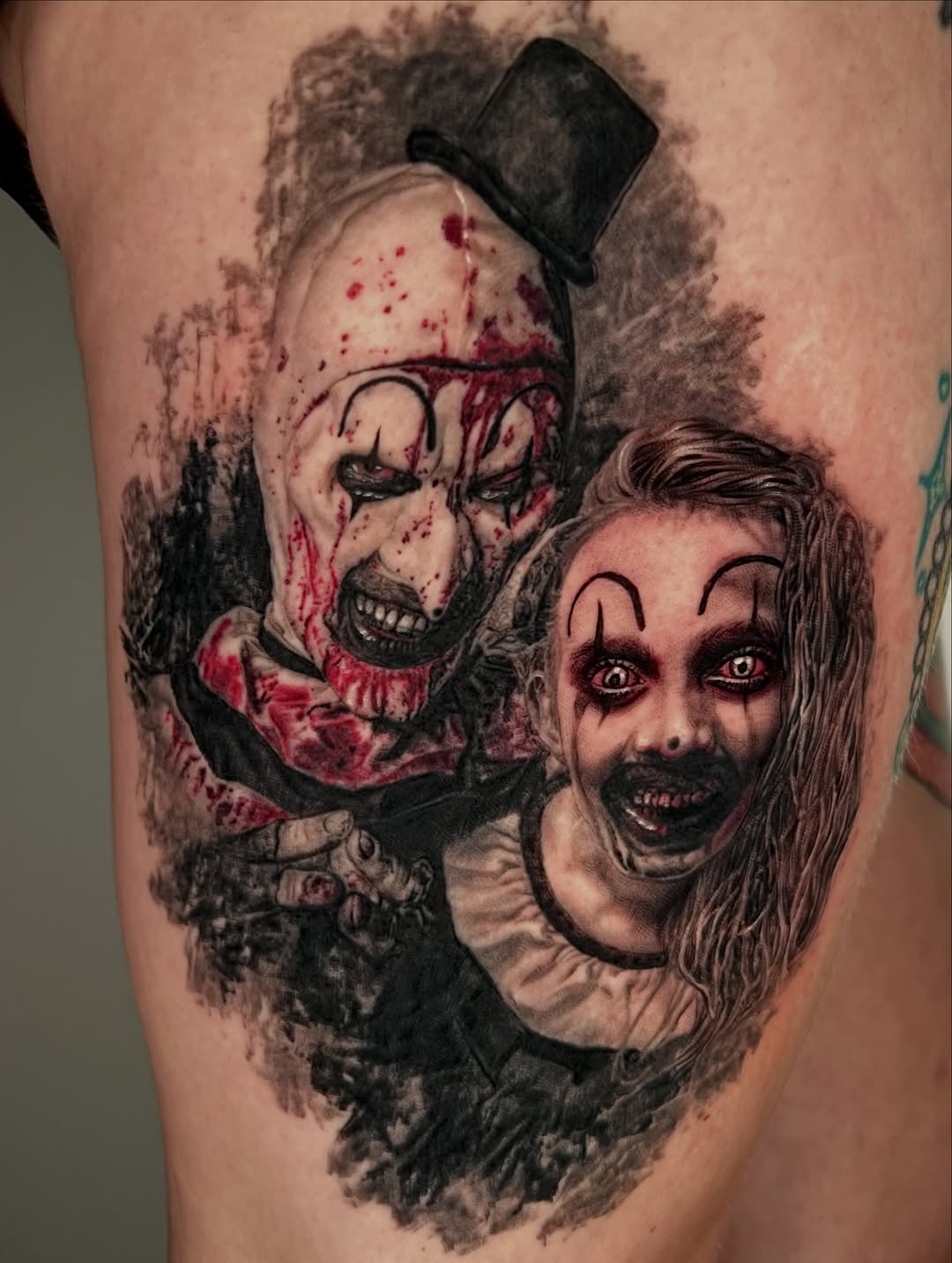 Tattoo by @zombiecattats โ realism, dark_realism