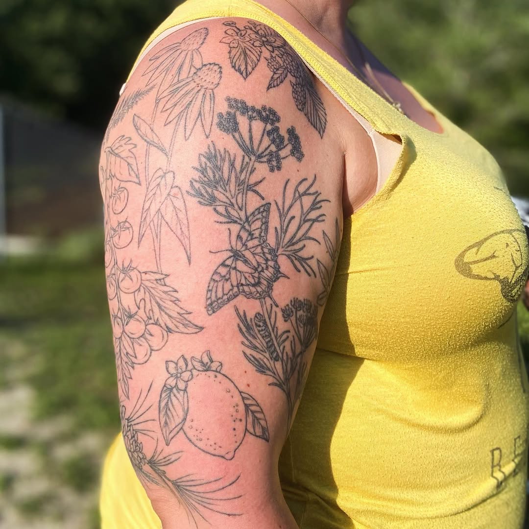 Tattoo by @mamaearthtone β fine_line, illustrative