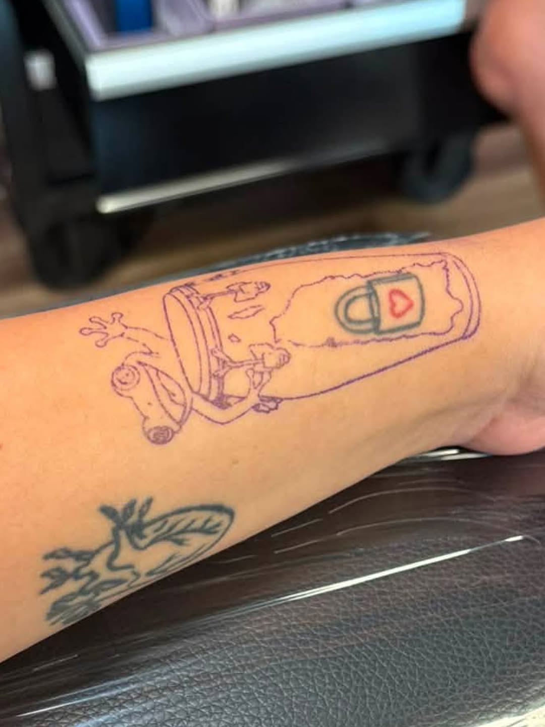 Tattoo by @stonyh4wk — lettering_script