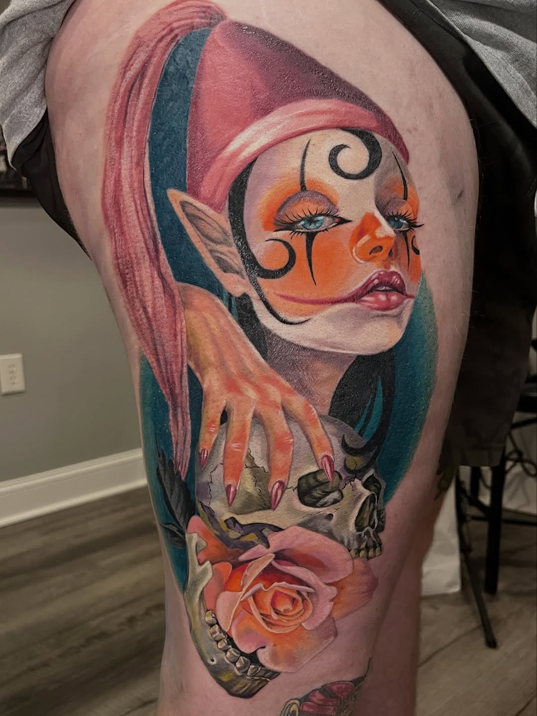 Tattoo by @triple888tattoos — realism, dark_realism