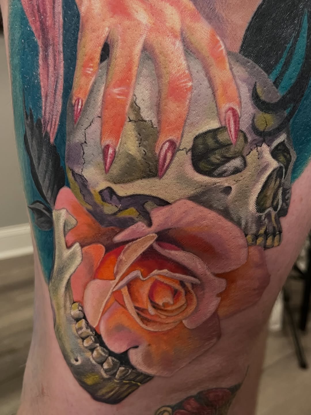 Tattoo by @triple888tattoos — realism, dark_realism