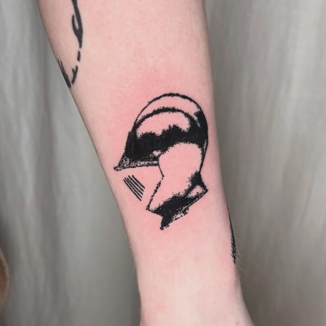Tattoo by @threethornstattoo — blackwork, dotwork