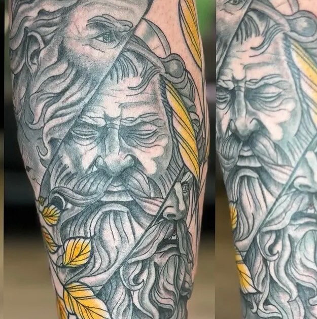 Tattoo by @flashme_ink — realism, black_and_grey
