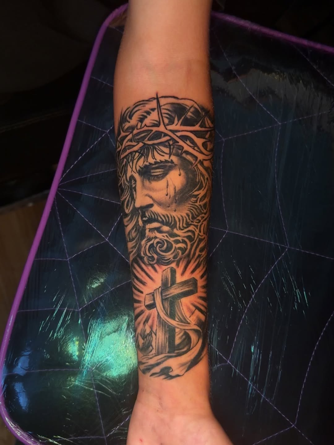 Tattoo by @shawn.davies.9659 — realism, black_and_grey