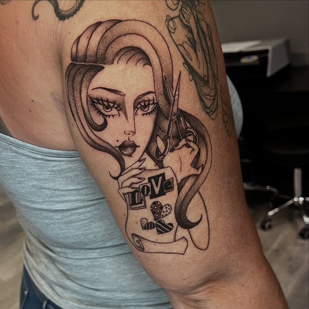 Tattoo by @inkprinc3ss — neo_traditional, lettering_script
