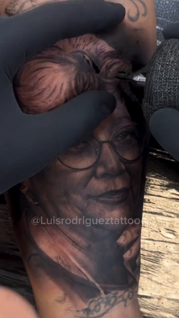 Tattoo by @luisrodrigueztattooer — realism, black_and_grey
