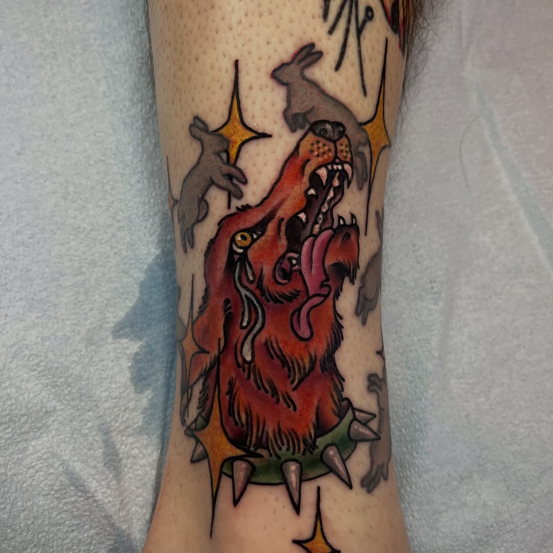 Tattoo by @kimberteatro — american_traditional, neo_traditional