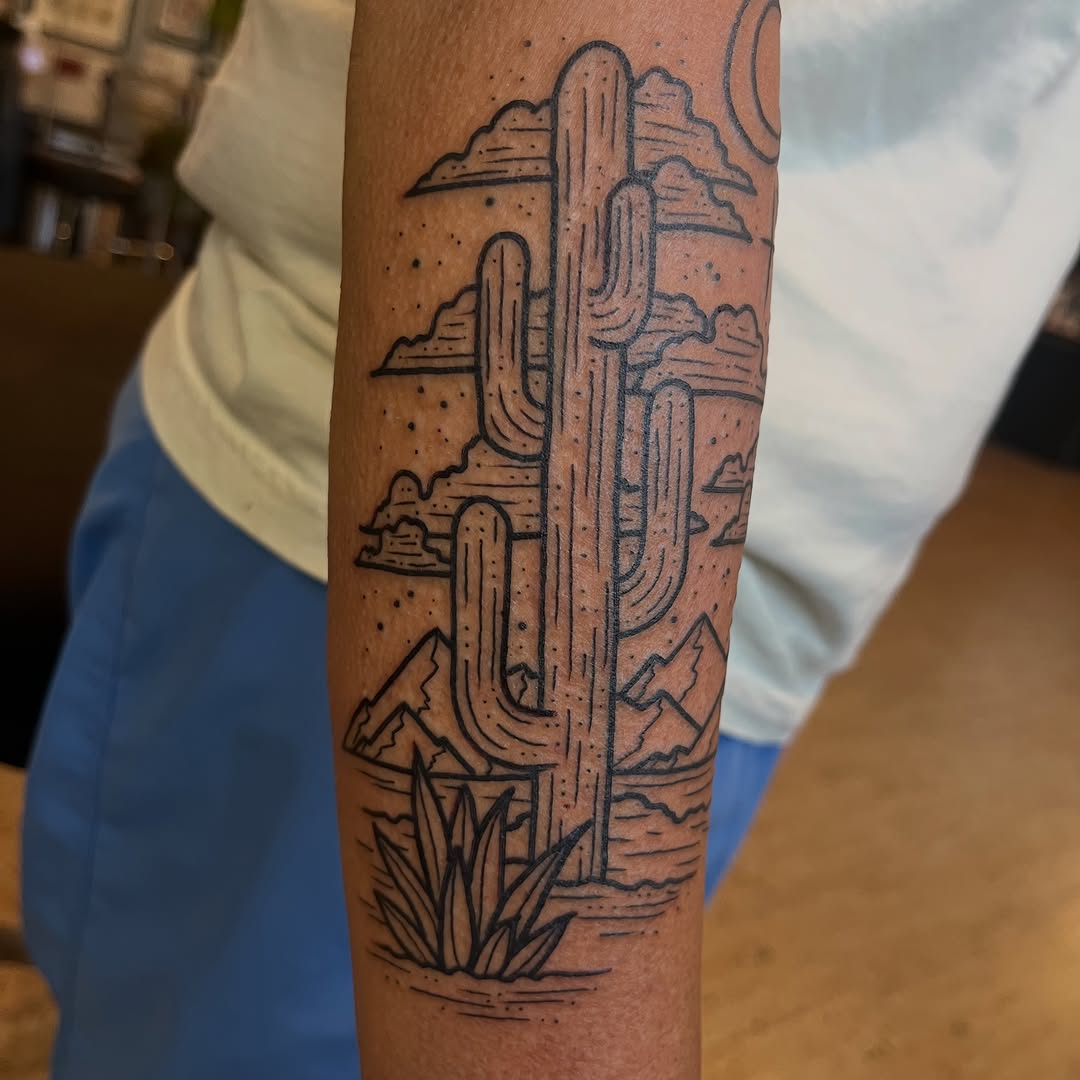 Tattoo by @kimberteatro — black_and_grey, illustrative
