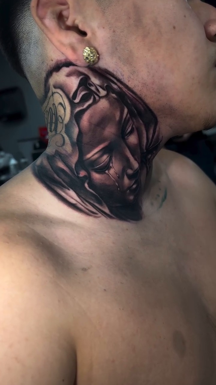 Tattoo by @oscarb_tattoos — realism, black_and_grey