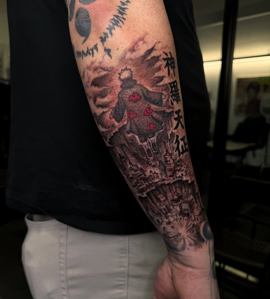 Tattoo by @melissaa_lotuss — anime, realism