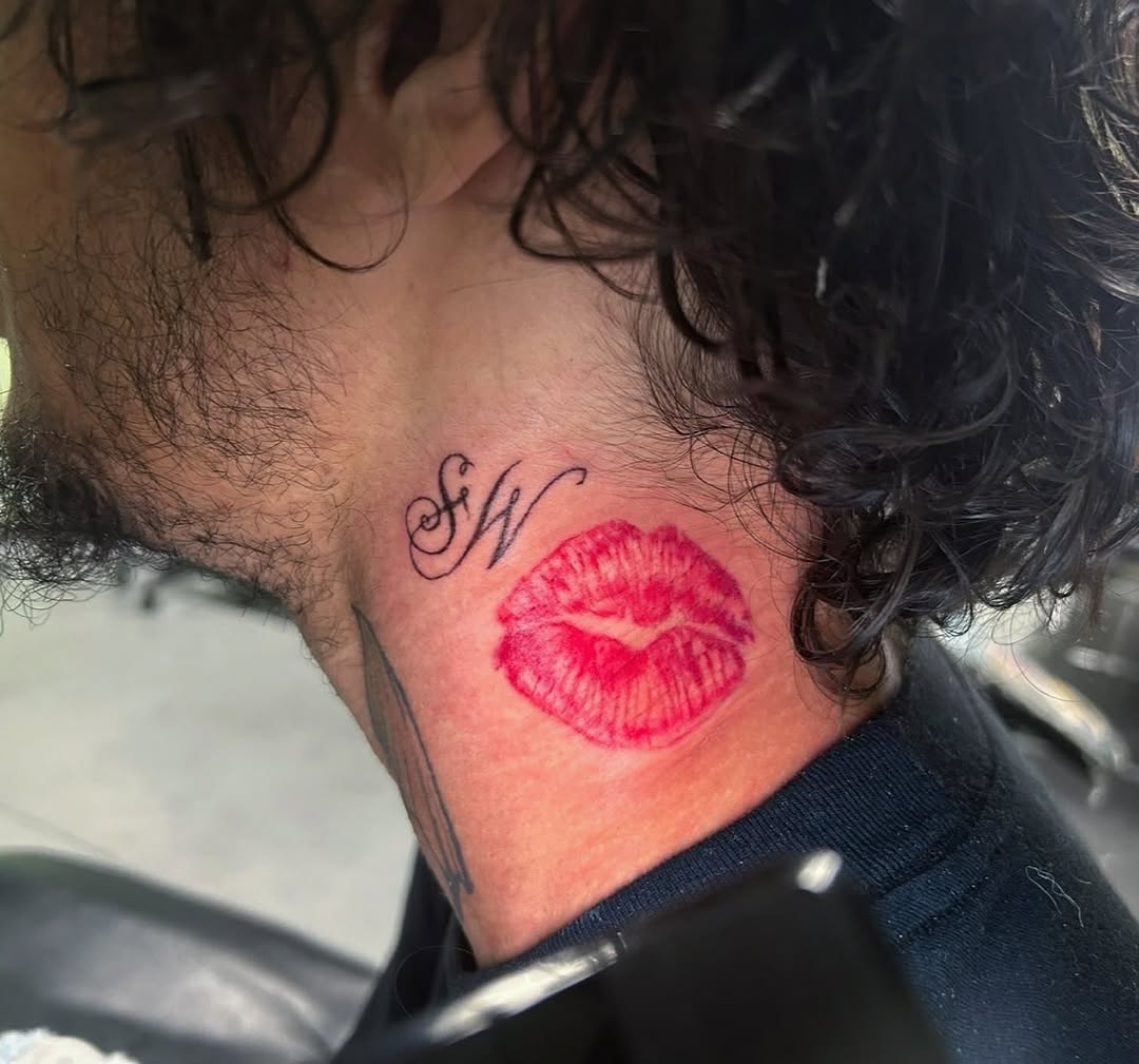 Tattoo by @stabbingab209 — lettering_script, realism