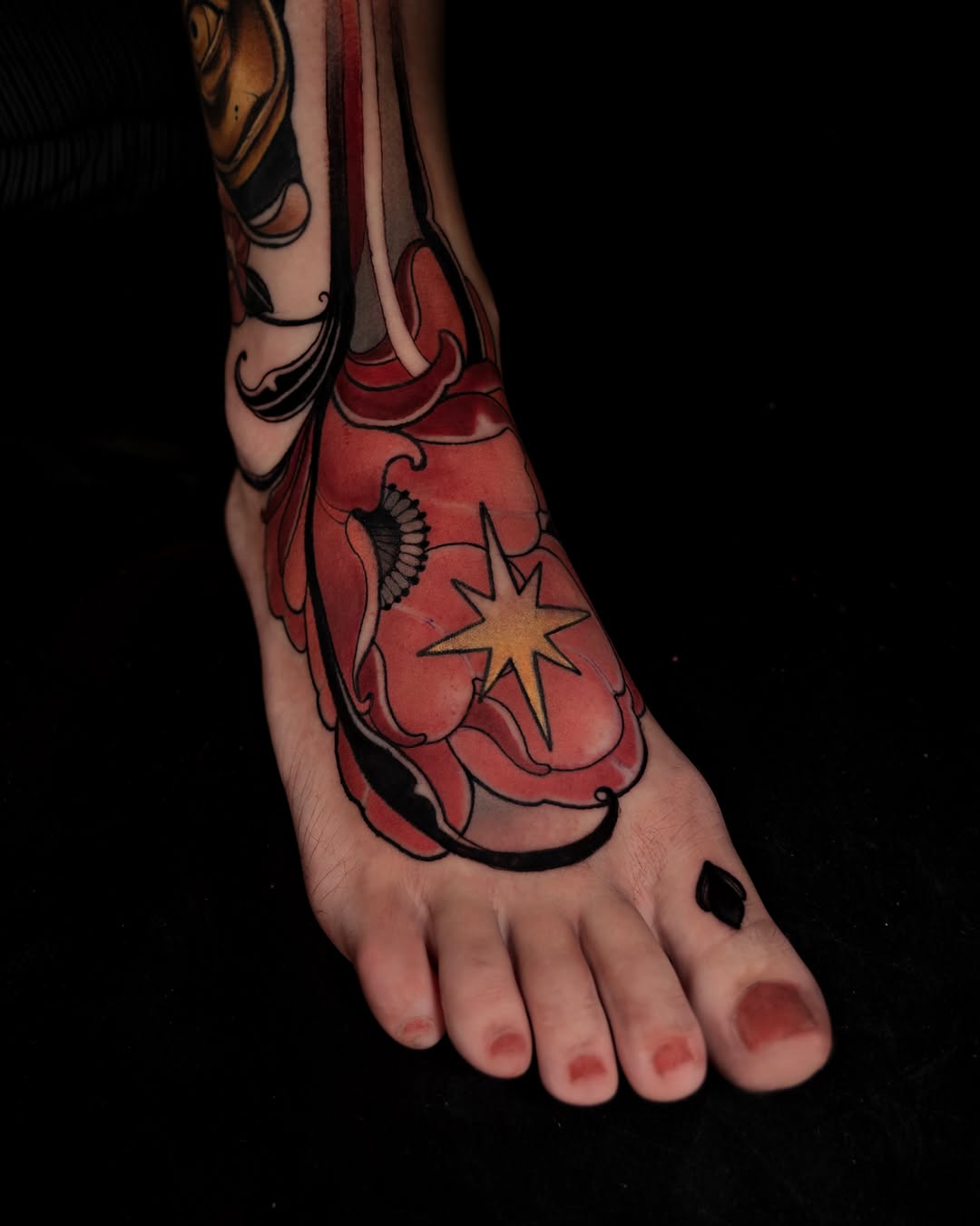Tattoo by @krishtattoo — neo_traditional, black_and_grey