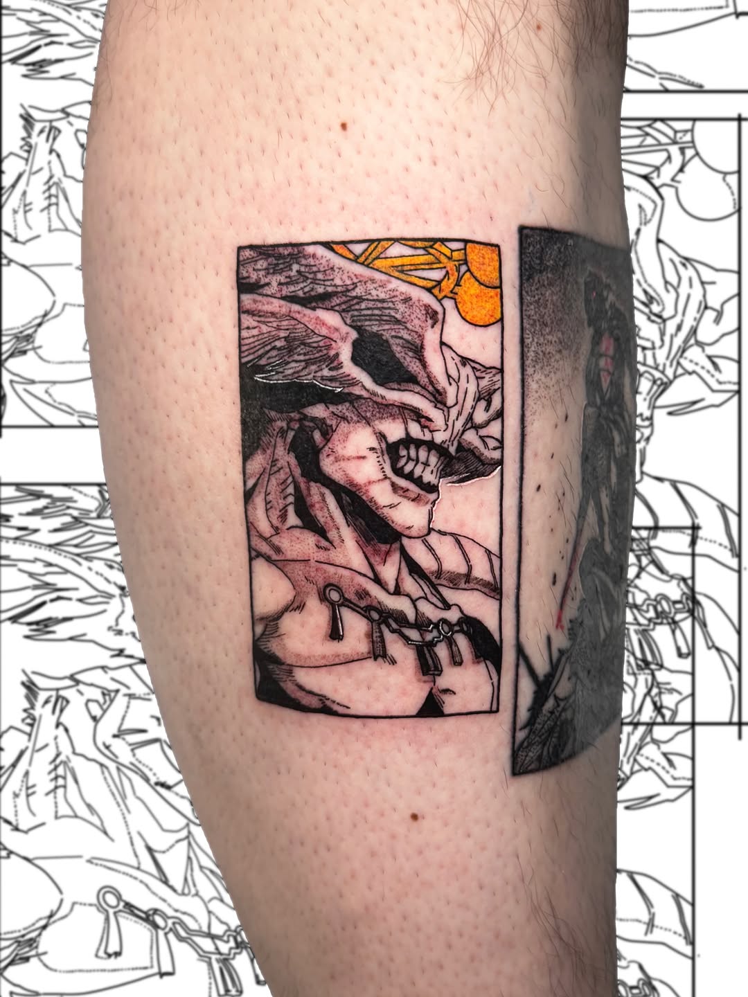 Tattoo by @emiliod_tattoo — anime, illustrative