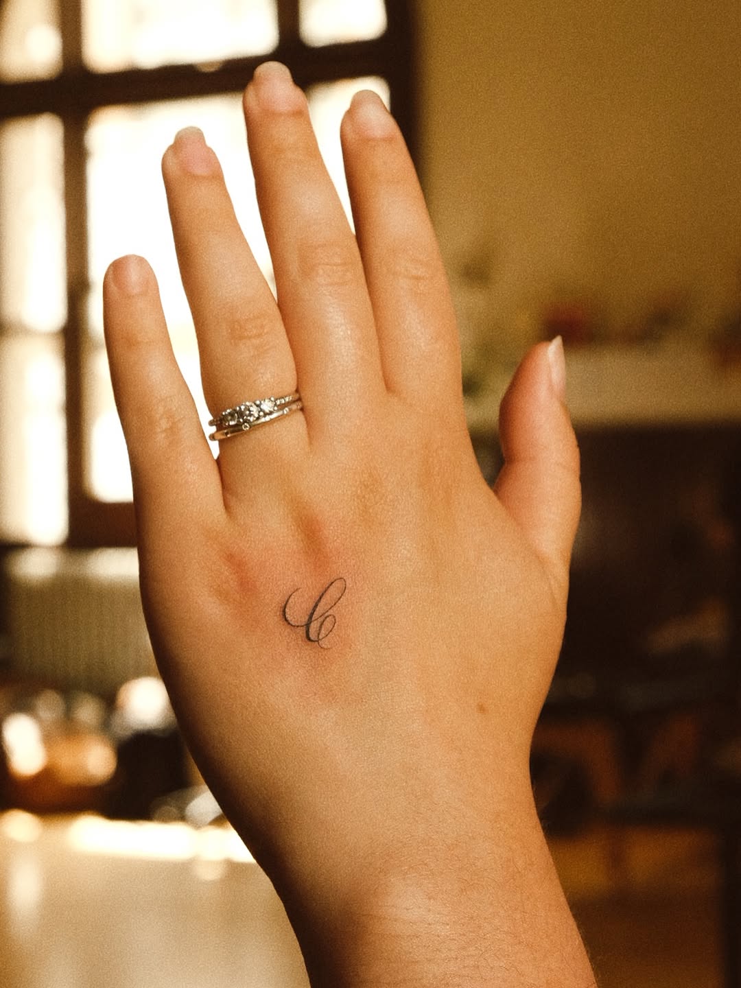 Tattoo by @taurusmoontattoo — lettering_script, fine_line