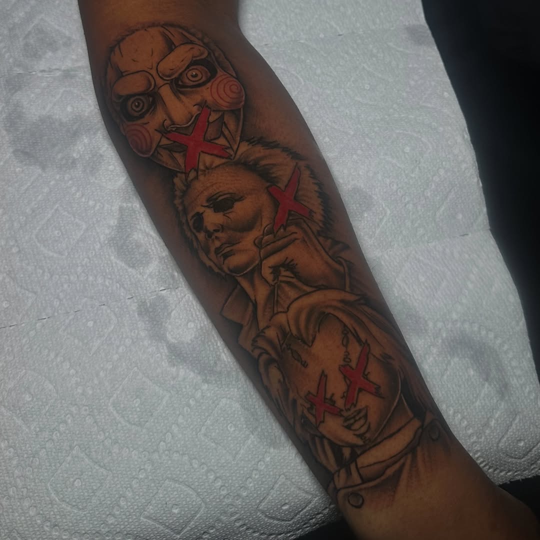 Tattoo by @tattedbytuck — realism, black_and_grey