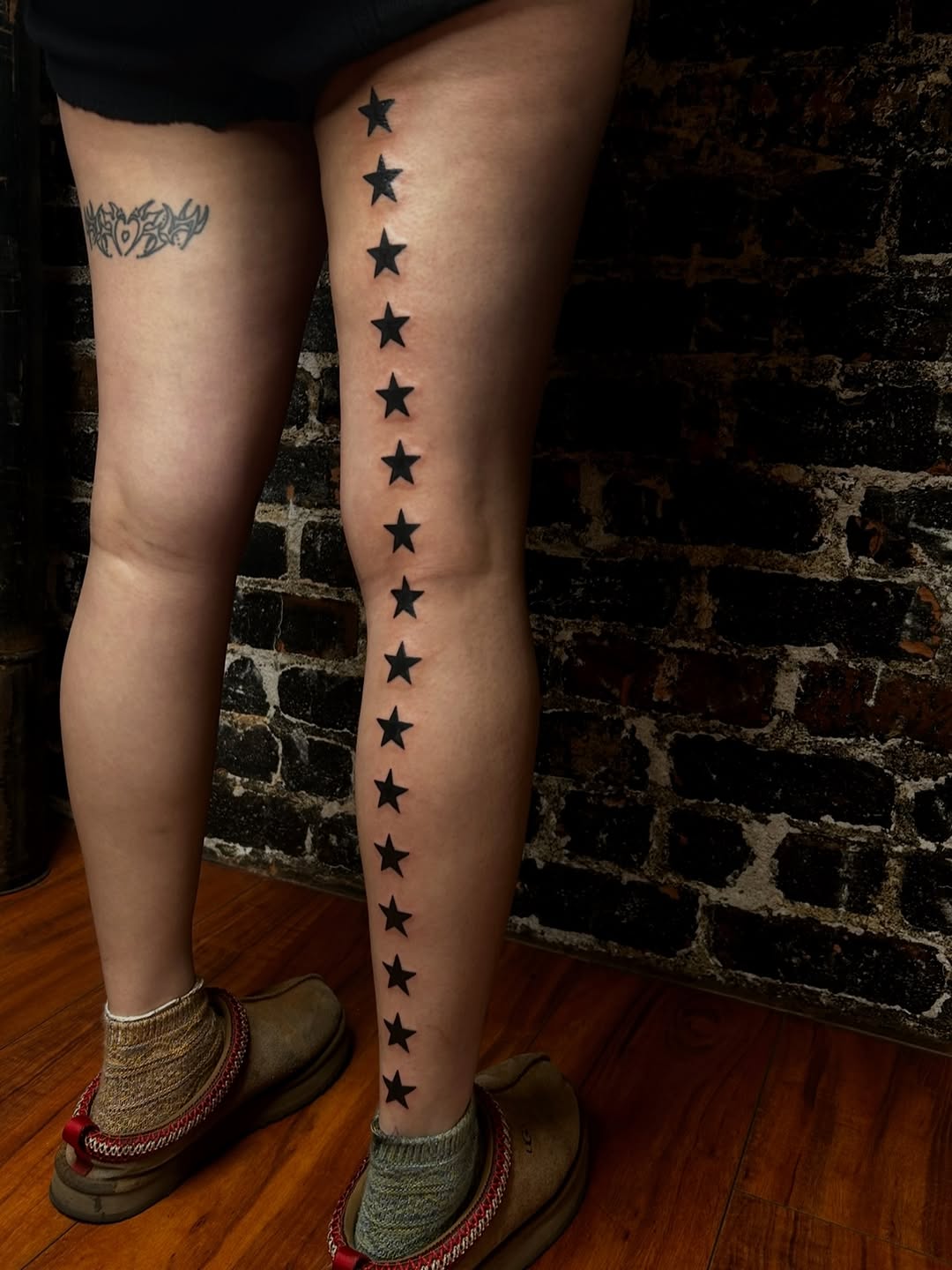 Tattoo by @kikicantdraw — blackwork