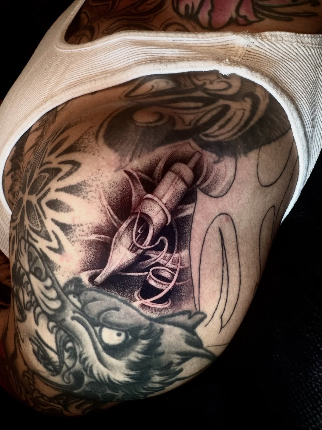 Tattoo by @nox.ternal β black_and_grey, realism