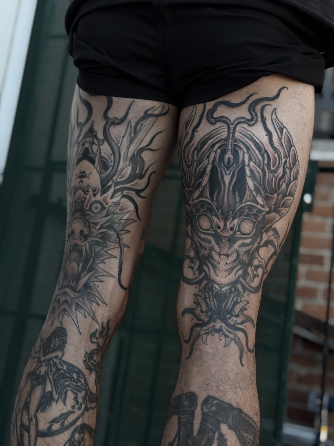 Tattoo by @blightttattoo — japanese_irezumi, black_and_grey