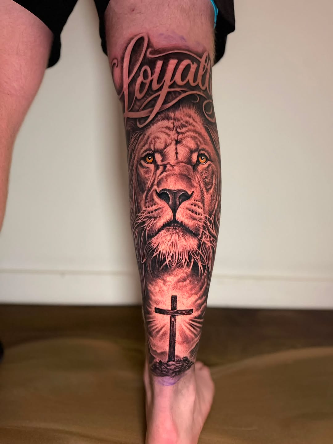 Tattoo by @mrgrouchtattoos — realism, lettering_script