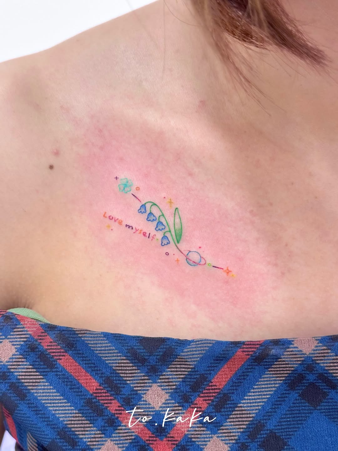 Tattoo by @to.kaka_tattoo — fine_line, lettering_script